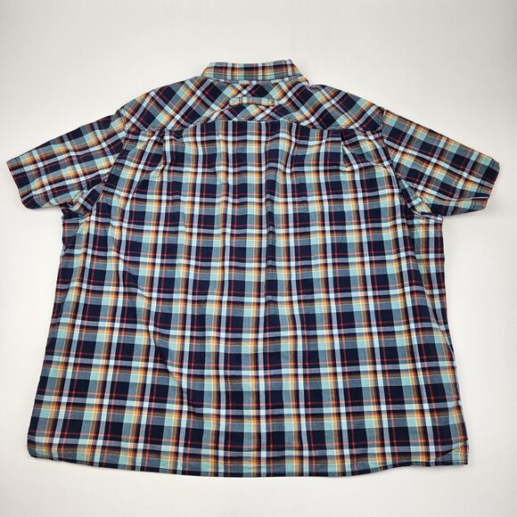 Duluth Trading Co Untucked BBQ Button-Up Shirt Mens 2XL Relaxed Fit Short Sleeve - Picture 6 of 8